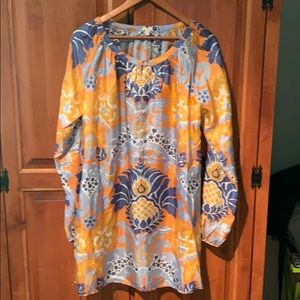 JCrew woman’s 100% silk tunic